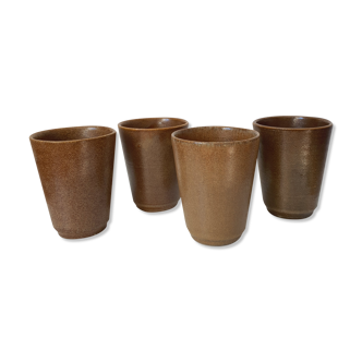 Tasses à café grès Digoin