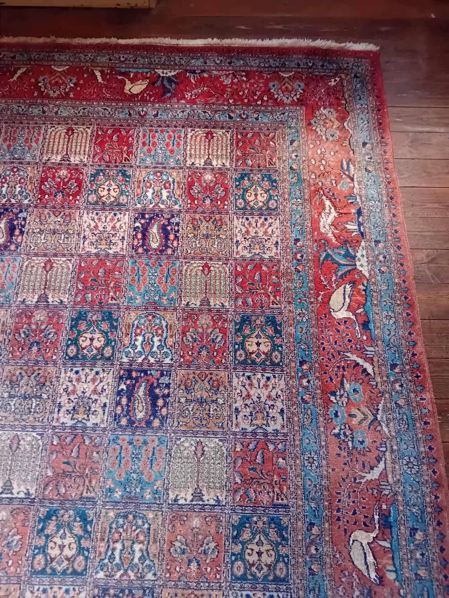 Handmade Moud XXL Persian rug 353x249cm