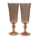 2 Rosaline Luminarc flutes