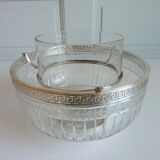 Cooler with Crystal caviar and silver metal