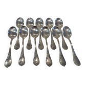 11 pelles à glace métal argenté orfèvre Christofle Marly 13,3cm