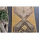 Vintage Turkish Hand-Knotted Wool Cotton Yellow Runner Rug 81x204