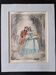 Georges Villa (1883-1965) - Colour lithograph - Gallant scene 1930