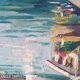 Edouard Leverd (1881-1950) oil on cardboard - 35 x 27 cm - bridge in Paris 1937