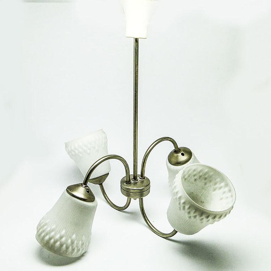 Mid-century style chandelier, Poland, 1970s