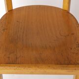 Pair of 1950s Frankfurt Dining Chairs, Germany – Refurbished Beechwood