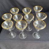 10 40s bistro glasses