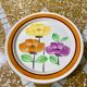 Set of 6 Anemone dessert plates from DIGOIN Sarreguemines