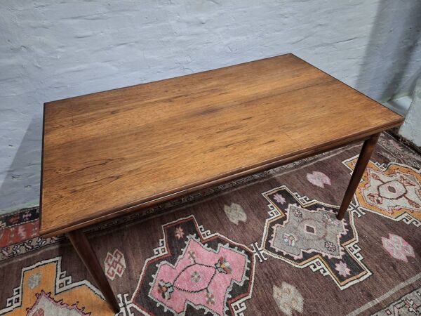 Grande table à manger 10 places en palissandre Vemb Mobelfabrik, Danemark, années 1960