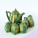 Slush tea service consisting of a small teapot and 6 mini cups with lid model "