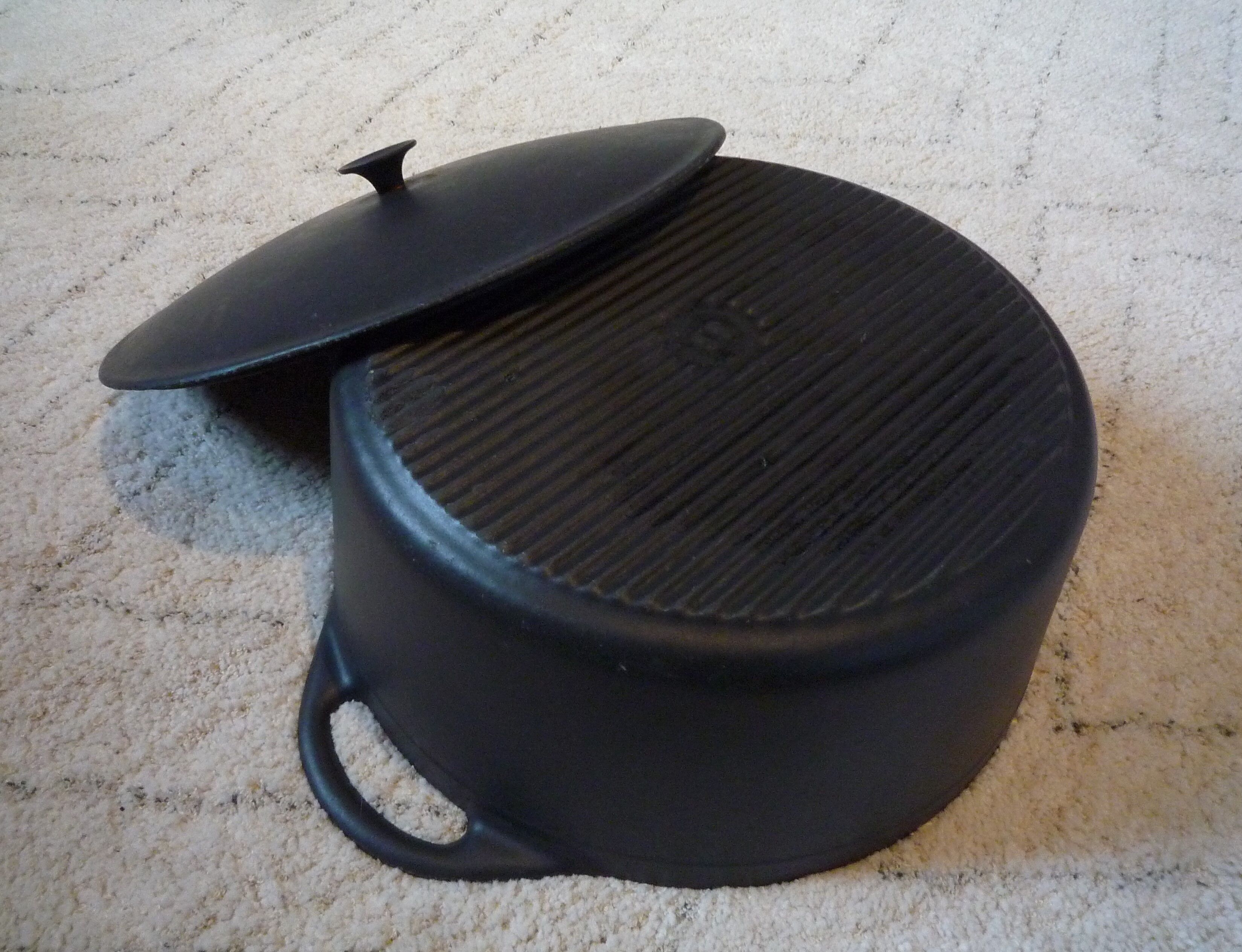 Superbe ancienne cocotte fonte émaillée Cousances les Forges vintage 80'S N° 20