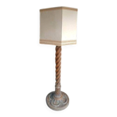Large floor lamp, column, antique lamp from the early 19th century, Empire style.