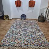 Handmade wool Berber rug 250x151m