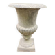 Cast iron garden vase grey planter