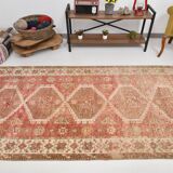 4x8 Red & Beige Oriental Persian Rug 135x255Cm SK 22292
