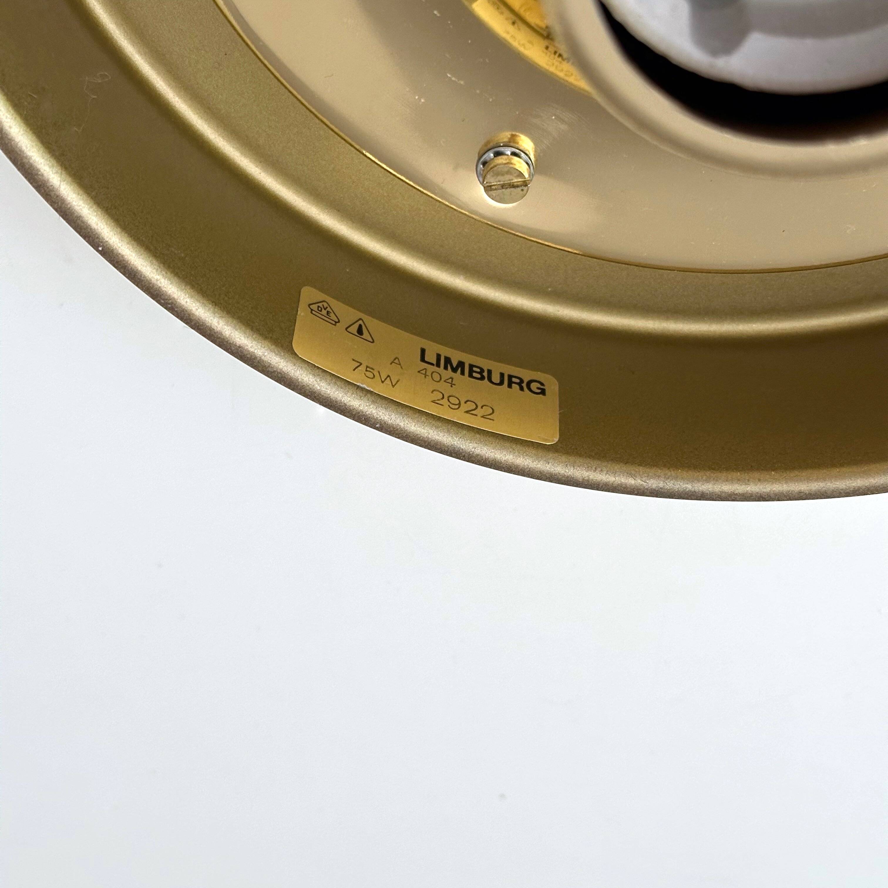 Wall lamp by Limburg Glashütte, Modernist lamp