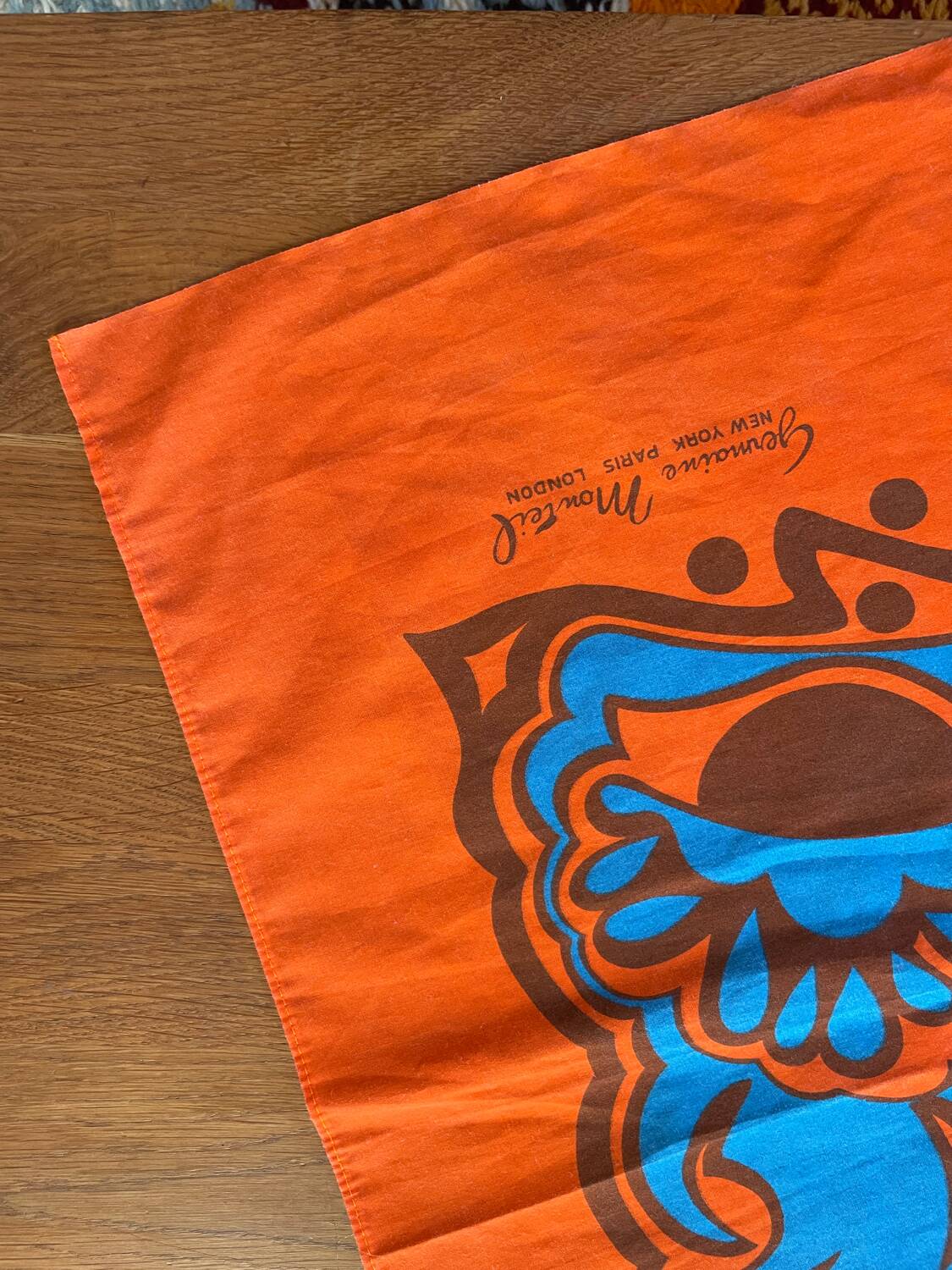 Seventies floral tablecloth