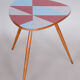 Small Restored MidCentury Table, Beech and Umakart, Czechia, 1950s