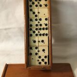 Set of ancient dominoes in wood and bone