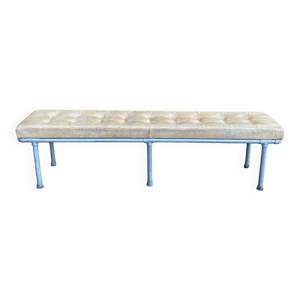 Grand banc industriel - cuir