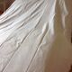 Old embroidered cotton bed sheet 220 x 180 cms 50/60