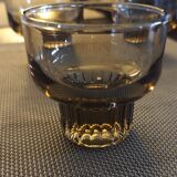 Set of 4 Italian Smoked Glasses - 1960s