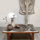 Danish teak ceramic vintage coffee table side table Ox-Art Trioh