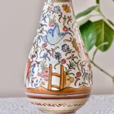 Large hand-painted artisanal vase from Coimbra