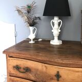 Enamelled ceramic lamp