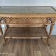 Vintage rattan console