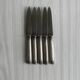 5 antique Christofle silver-plated knives