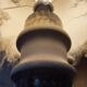 Openwork earthenware lamp