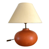 Vintage terracotta lamp 70s