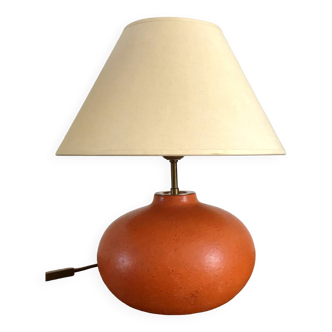 Vintage terracotta lamp 70s