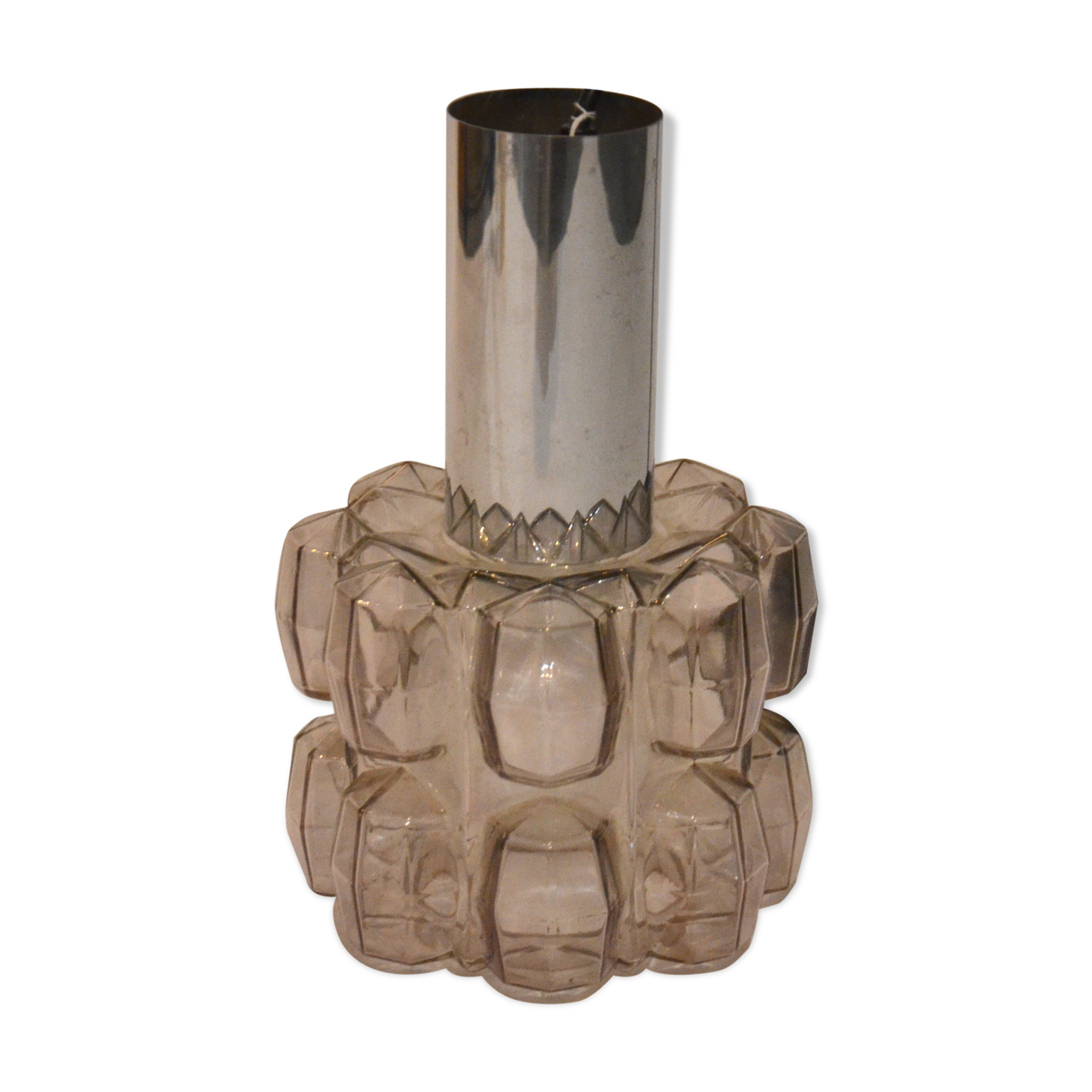 Smoked glass suspension