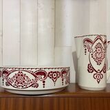 Toilet pitcher and basin