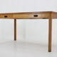 1960s oak danish minimalist writing desk