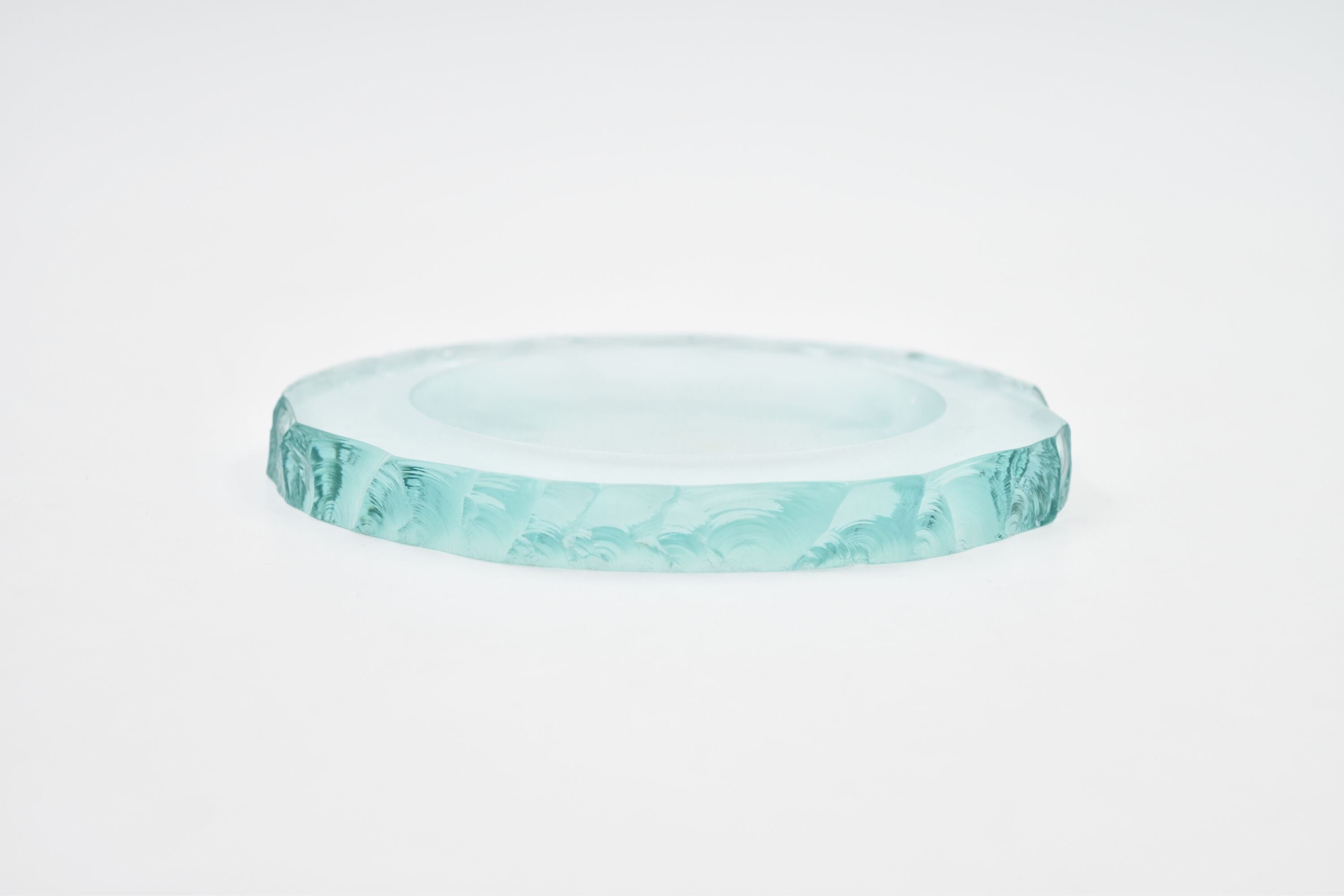 Trinket bowl cut glass