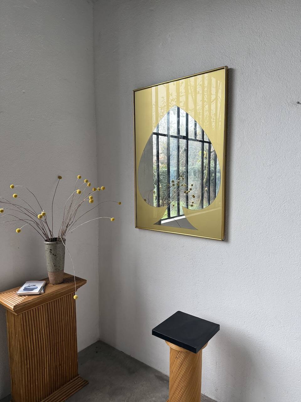 "Spike" mirror, 1970s design