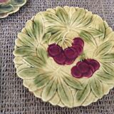 3 assiettes barbotine