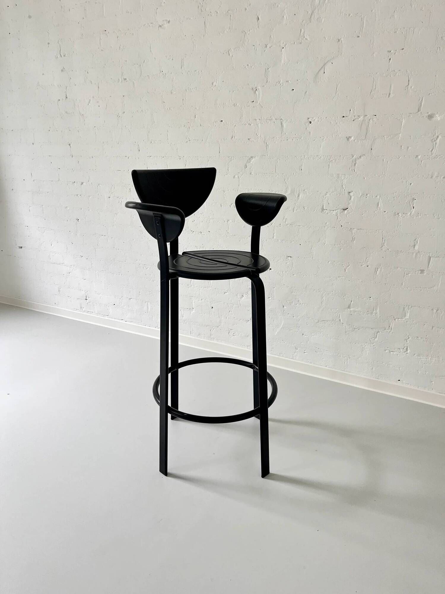 "Luna" bar stool by Gammelgaard & Mathiesen x Bent Krogh, Denmark, 1980s