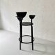"Luna" bar stool by Gammelgaard & Mathiesen x Bent Krogh, Denmark, 1980s