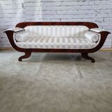 Biedermeier french sofa restored, reupholstered