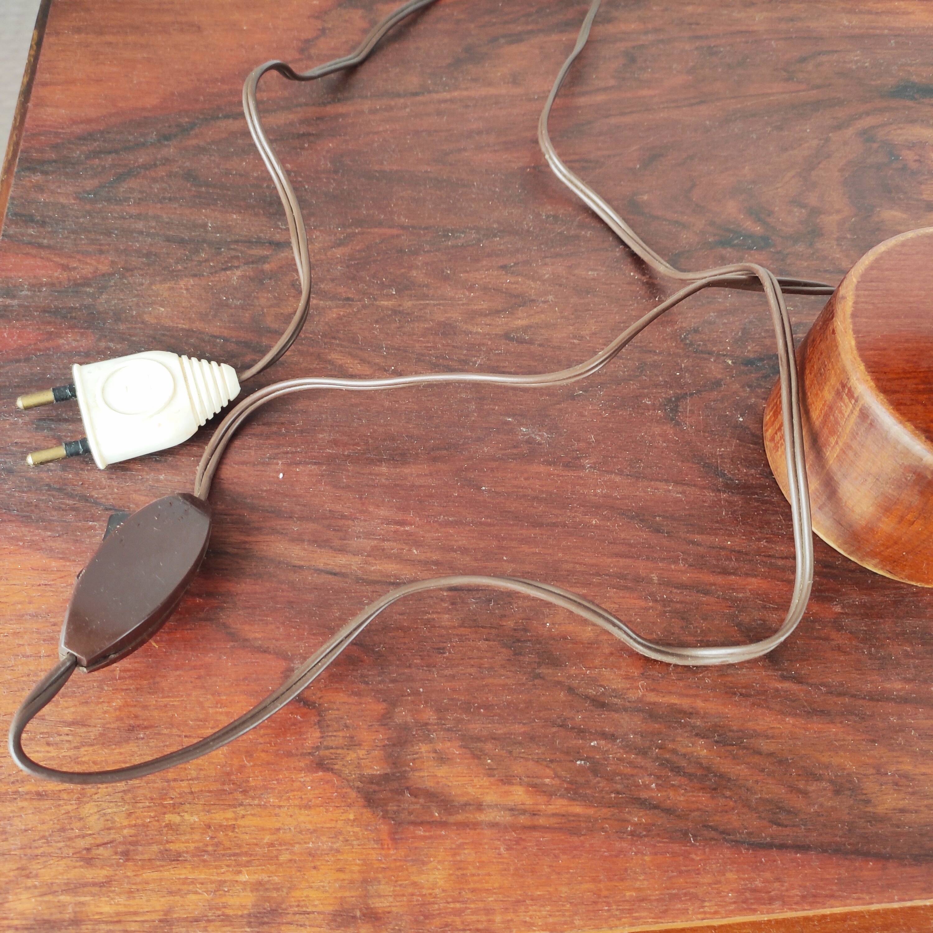 Scandinavian wooden lamp 1960