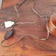 Lampe scandinave en bois 1960