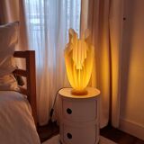 Art Deco style flame lamp