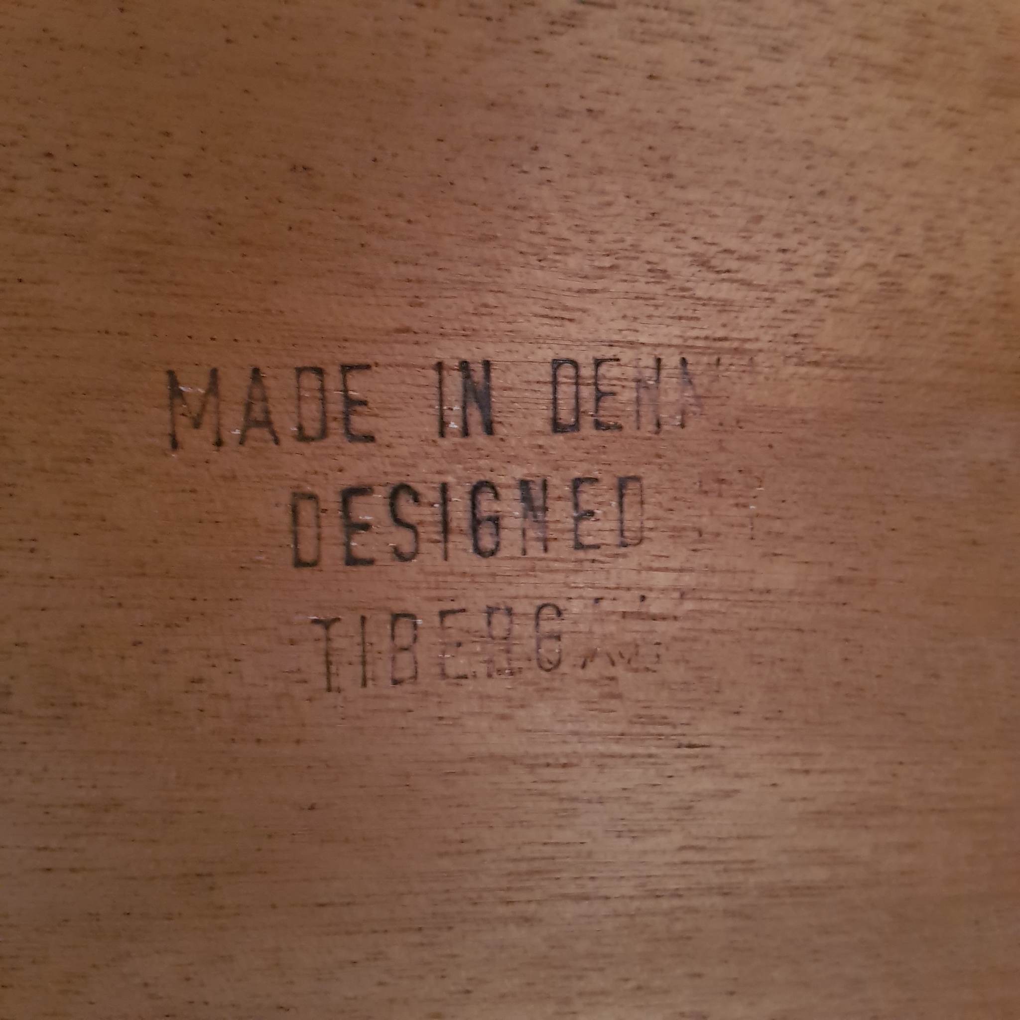 Teak steering desk pat Tibergaard, Denmark