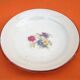 Suite of 4 old plates of dinette Porcelaine foral decoration