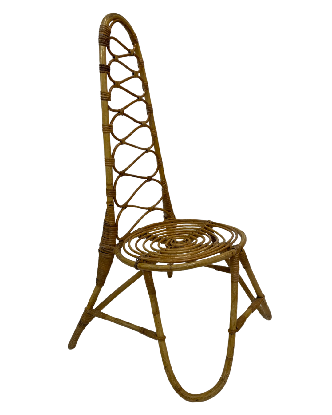 Vintage Rohe Noordwolde rattan chair
