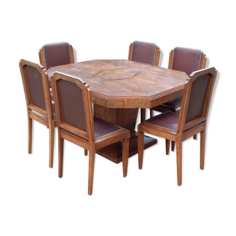 Table and 6 chairs